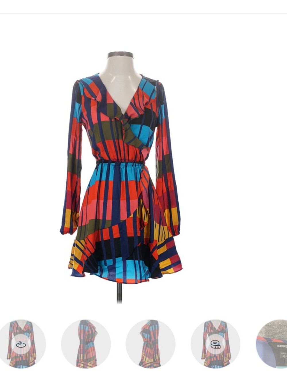 Express Wrap Mini Dress